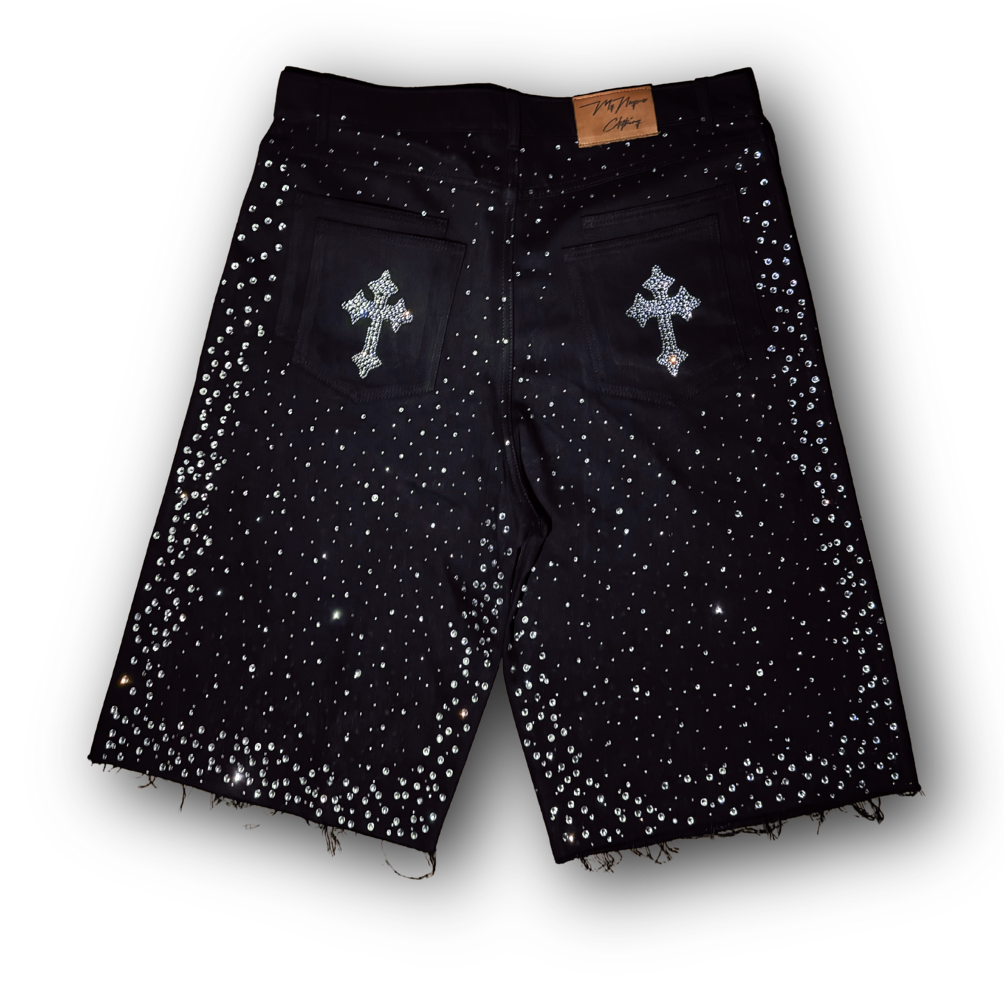 Rhinestone Denim Jorts