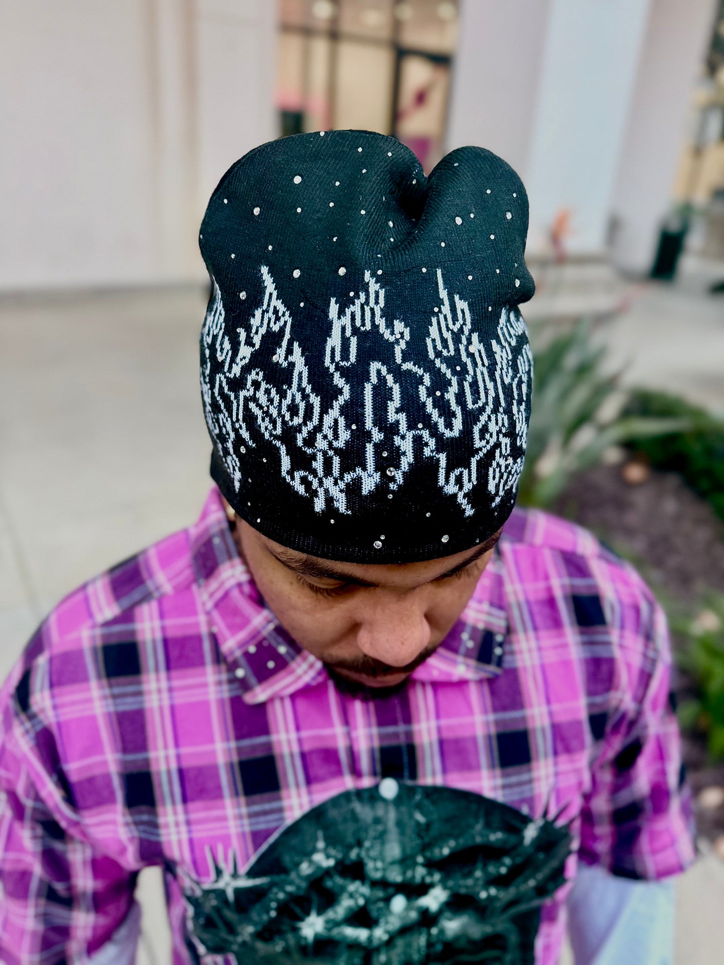 Rhinestone MNC Beanie