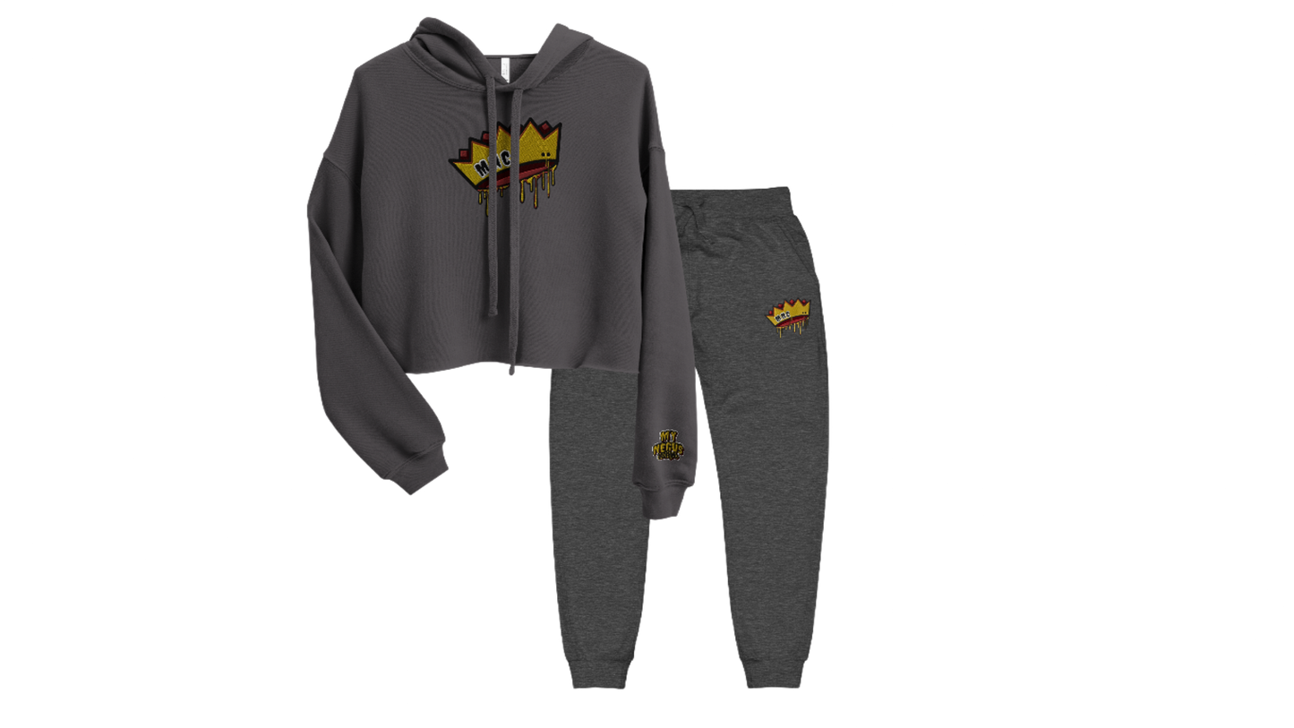 Crowned Cropped Sweatsuits